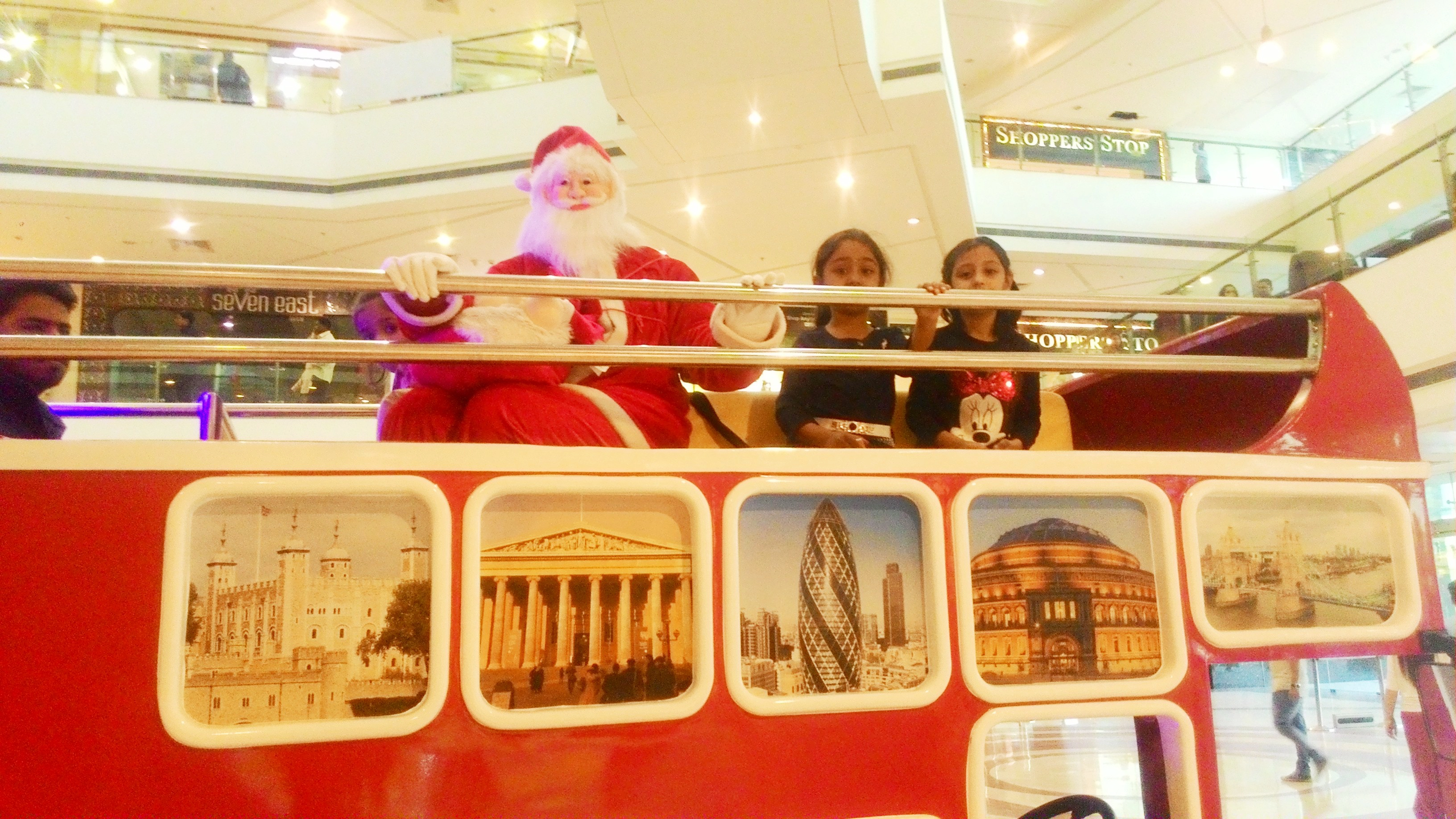 london bus at kumar pacific